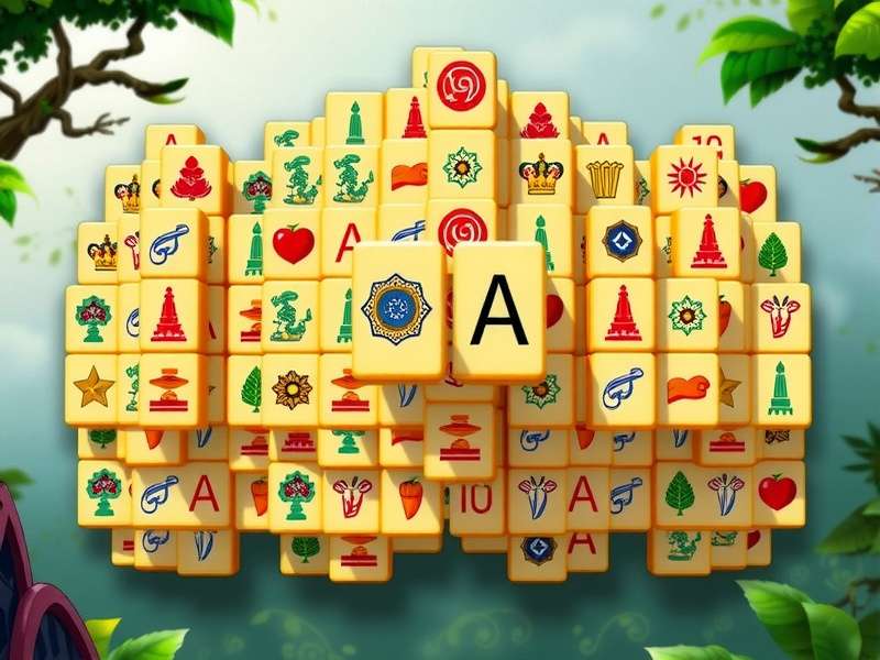 Indian Themed Mahjong Tiles